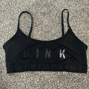 FREE WITH ANY PURCHASE-Pink Sports Bra